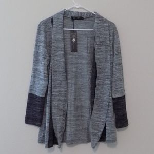 NWT Delie Men's Color Block Preppy Cardigan